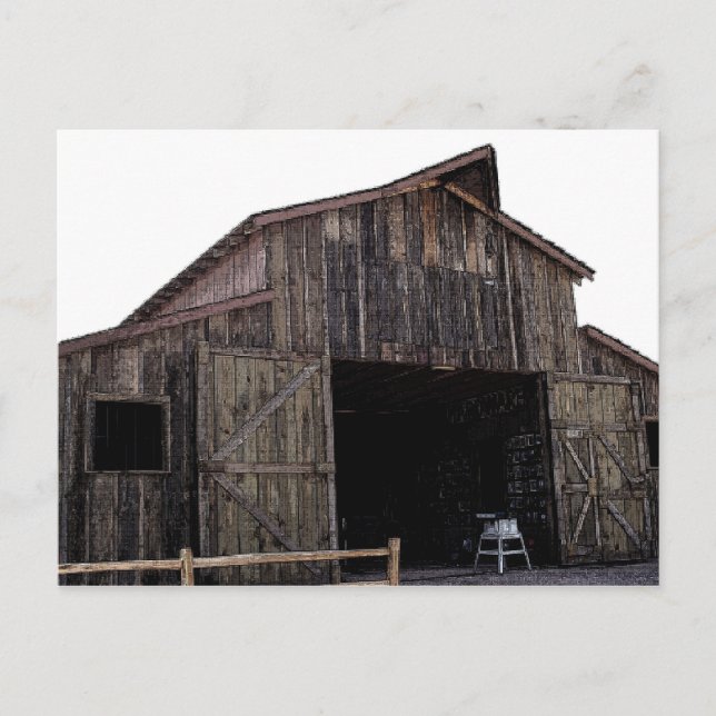 Old Barn Vykort (Framsida)