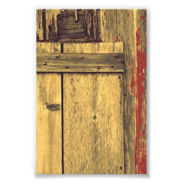 Old Barn Wood Fototryck (Framsidan)