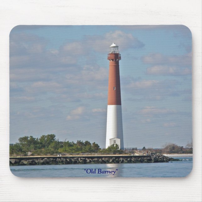 "Old Barney" Barnegat Lighthouse LBI NJ Musmatta (Framsidan)