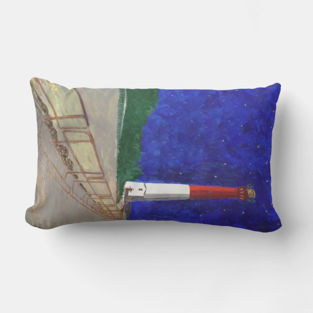 Old Barney Starry Night Lumbarkudde (Framsida)