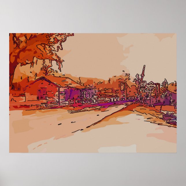 Old Bayou Liberty Bridge Poster (Framsidan)