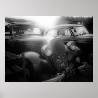 Old Benz Poster