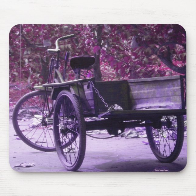 Old Bicycle Mousepad Musmatta (Framsidan)