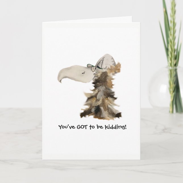 OLD BIRD's Birthday Kort (Framsida)