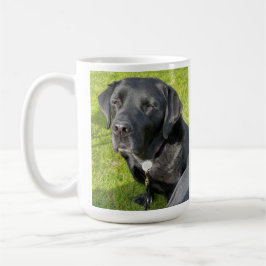 Old Black Labrador Retriever Hund Kaffemugg