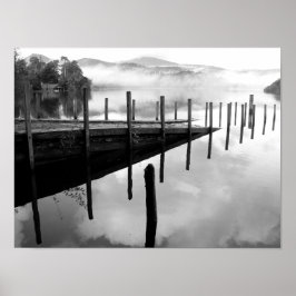 Old Boat Ramp - Derwentwater, Sjö District Poster