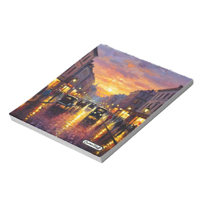 Old Boulevard Anteckningsblock (Roterad)