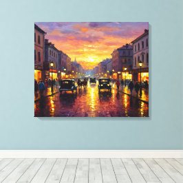 Old Boulevard Canvastryck