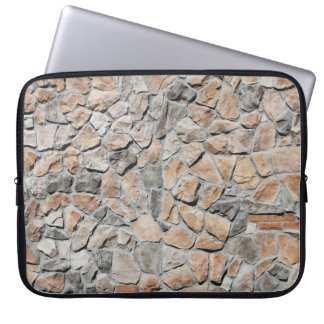 Old Brown Castle Stone Struktur Laptop Fodral