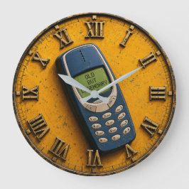Old But Legendary Retro Brick Phone Stor Klocka