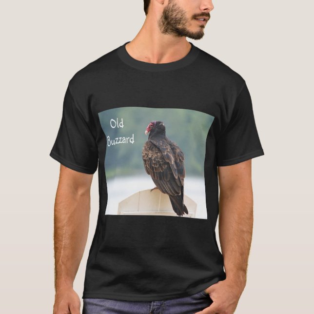 Old Buzzard  T Shirt (Framsida)