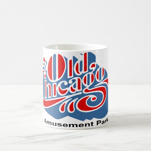 Old Chicago Amusement Park, Bolingbrook, Illinois Kaffemugg (Center)