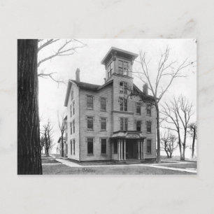 Old College, Evanston, byggt 1855 Vykort