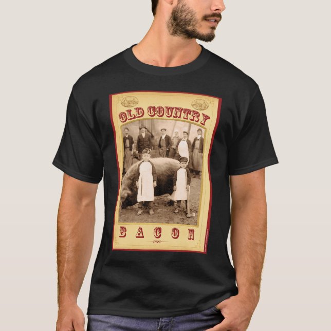 Old Country Bacon T Shirt (Framsida)