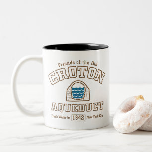 Old Croton Aqueduct-mugg Två-Tonad Mugg