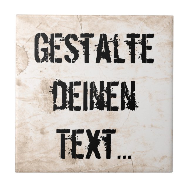 Old Dirty Background Kakelplatta (Framsidan)