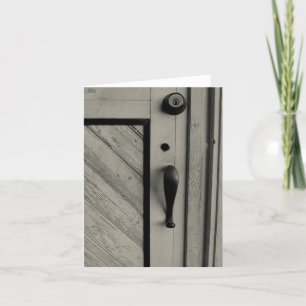 Old Door Notecard Kort