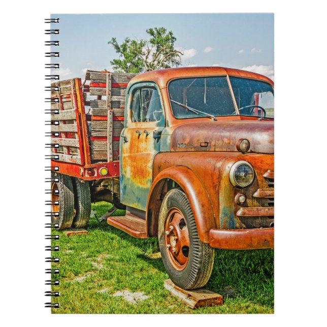 Old Dually - Lastbil - Rusty Anteckningsbok (Framsidan)