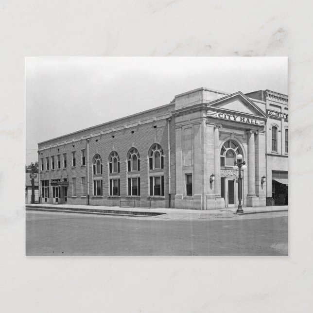 Old Dyersburg City Hall Vykort (Framsida)