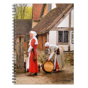 OLD ENGLAND ANTECKNINGSBOK MED SPIRAL