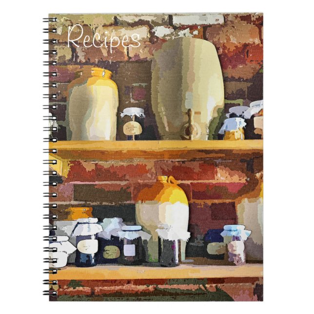 OLD ENGLAND ANTECKNINGSBOK MED SPIRAL (Framsidan)