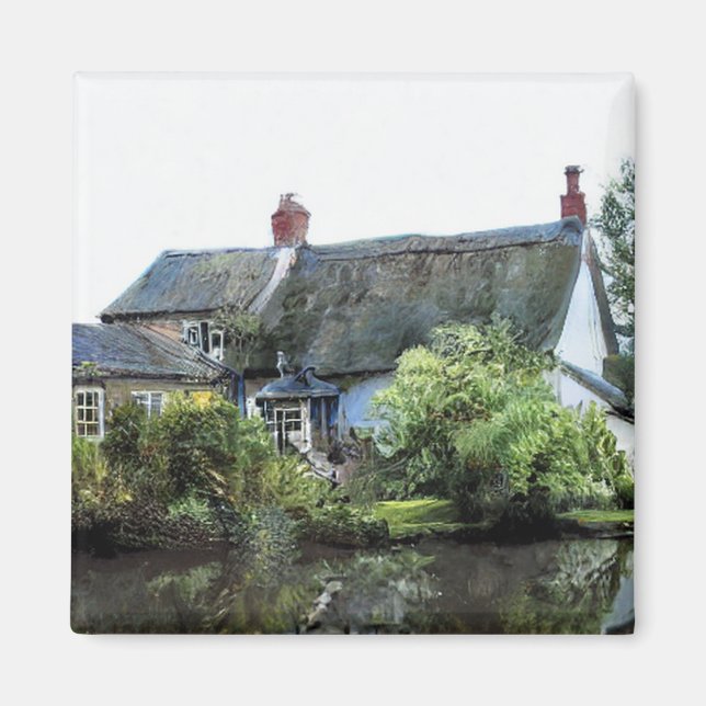 OLD ENGLAND COTTAGE MAGNET (Framsidan)