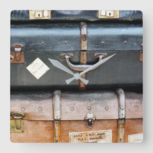 OLD ENGLAND FYRKANTIG KLOCKA (Framsida)