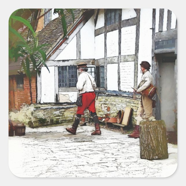 OLD ENGLAND FYRKANTIGT KLISTERMÄRKE (Framsida)