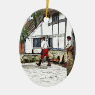 OLD ENGLAND JULGRANSPRYDNAD KERAMIK