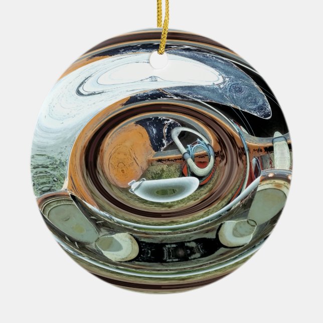 OLD ENGLAND JULGRANSPRYDNAD KERAMIK (Framsidan)