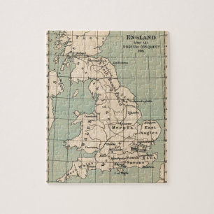 Old England Karta Pussel