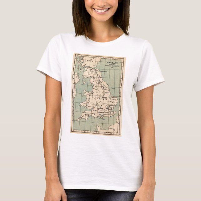 Old England Karta Tee Shirt (Framsida)