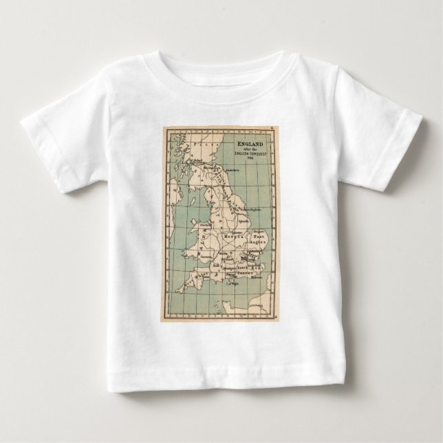 Old England Karta Tee Shirt (Framsida)