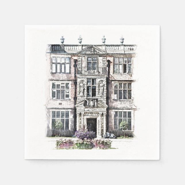 OLD ENGLAND PAPPERSSERVETT (Framsidan)