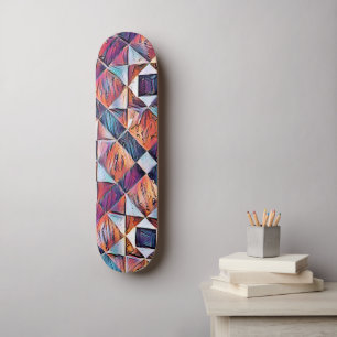 OLD ENGLAND TILED GOLV MINI SKATEBOARD BRÄDA 18,5 CM