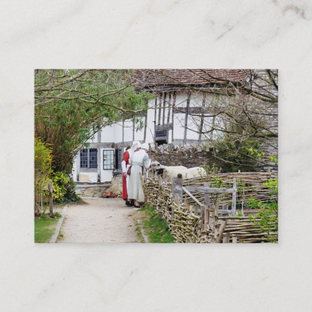 OLD ENGLAND VISITKORT (Framsida)