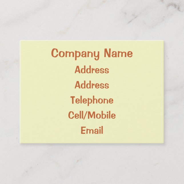 OLD ENGLAND VISITKORT (Framsida)