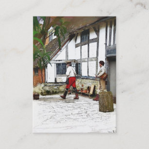 OLD ENGLAND VISITKORT