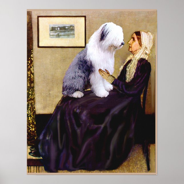 Old English 1 -  Whistlers mamma Poster (Framsidan)