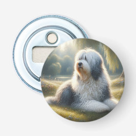 Old English Sheepdog Flasköppnare