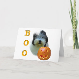 Old English Sheepdog Halloween Boo Kort