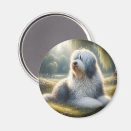 Old English Sheepdog Magnet