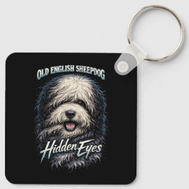 Old English Sheepdog Nyckelring