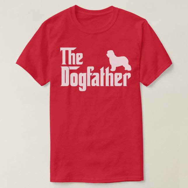 Old English Sheepdog The DogFather  T Shirt (Design framsida)