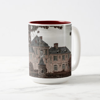 Old European Mansion Två-Tonad Mugg