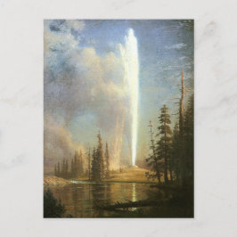 Old Faithful, Albert Bierstadt Vykort