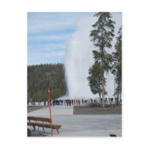 Old Faithful-gejsern i Yellowstone Park