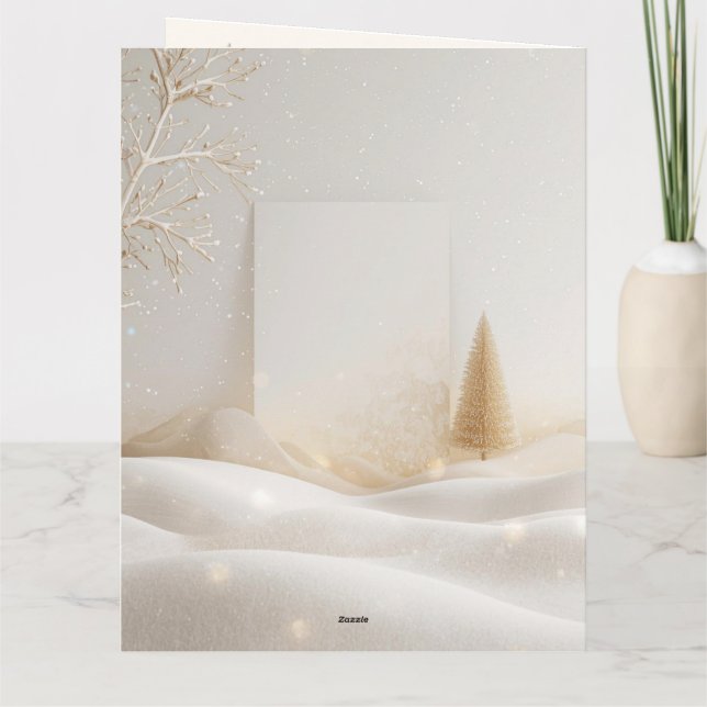 Old-Fashioned Christmas Magic; Holiday Greeting Kort (Baksida)