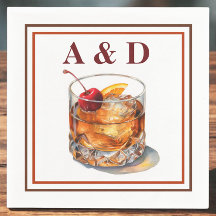 Old Fashioned Initials Cocktail