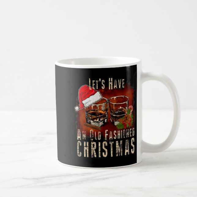 Old Fashioned Whiskey Christmas - Bourbon Tail Dri Kaffemugg (Höger)